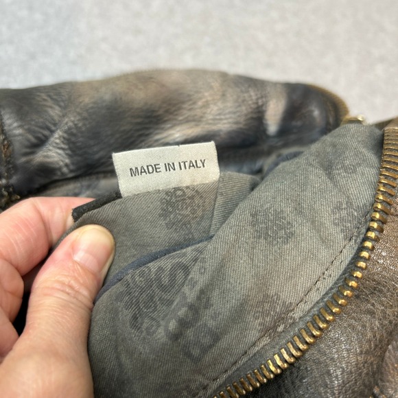 Bayside 1984 Lusher Backpack Distressed Soft‎ Italian Leather Pewter Gray Boho main image 13